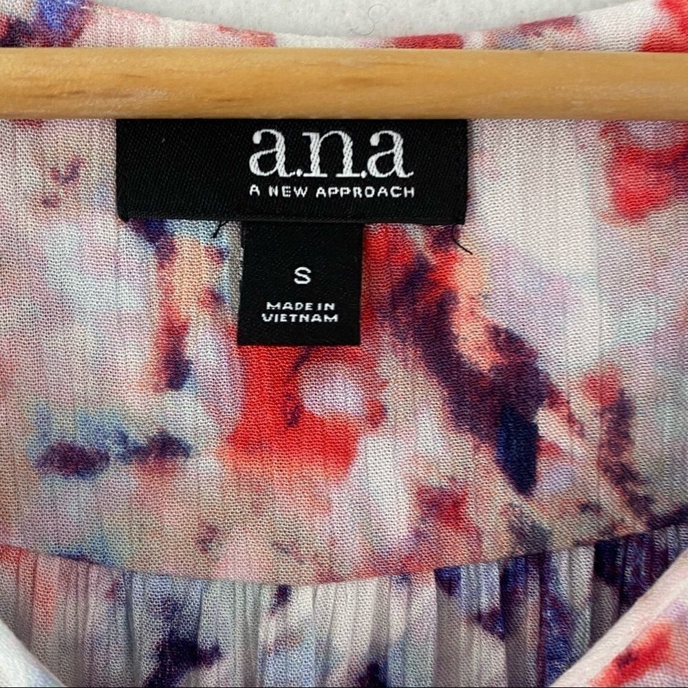 a.n.a. High Low Floral Print Split Sleeves Dress - Picture 8 of 11